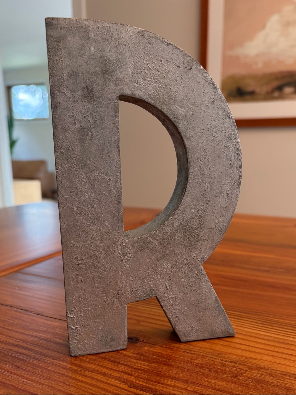 Anthropologie Zinc Letter “R”